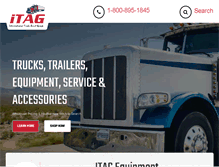 Tablet Screenshot of itagtrucks.com